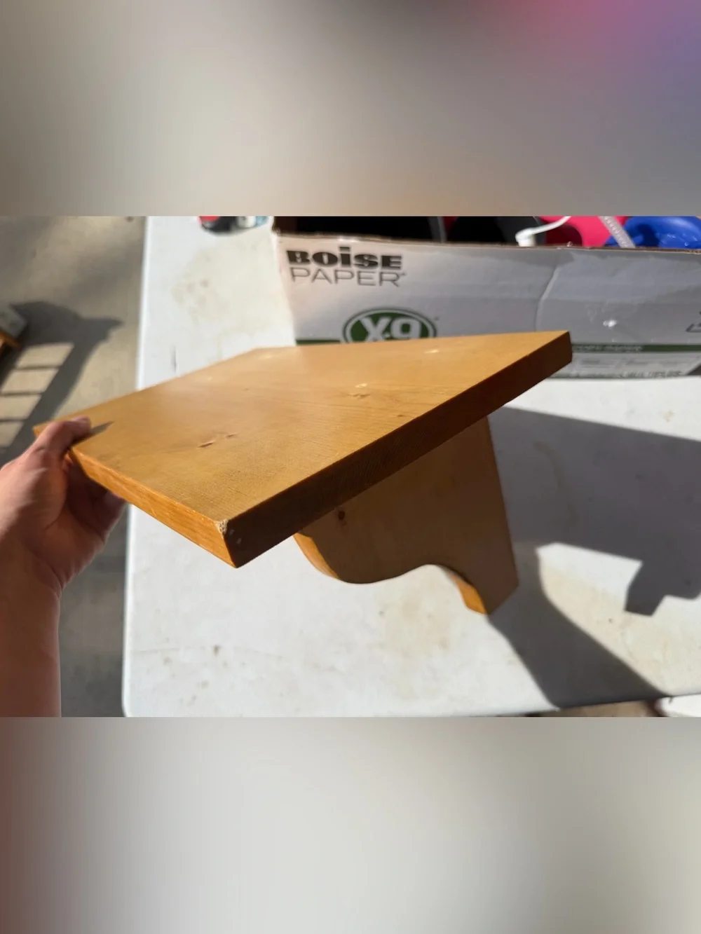 Deep Wooden Wall Shelf
